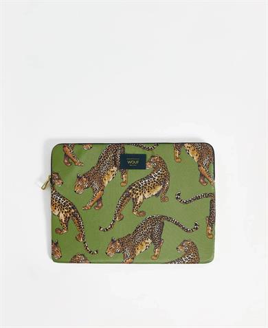 Wouf Laptop Kılıfı Daily Olive Leopard 13