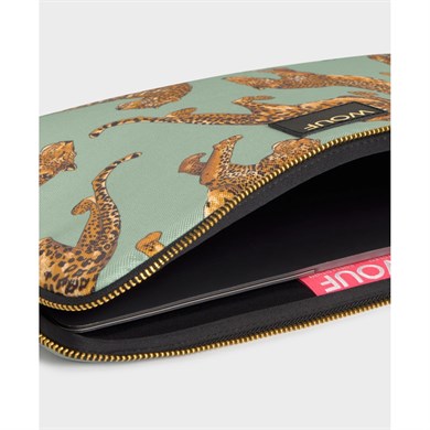 Wouf Laptop Kılıfı Emerald Leopard 15