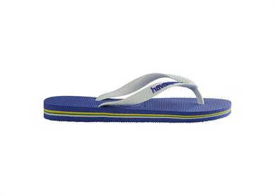 Havaianas Çocuk Parmakarası Terlik Brasil Logo Marine Blue