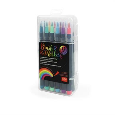 Legami Keçeli Kalem Seti Brush Marker Bright