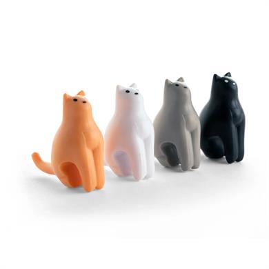 Kikkerland Cat Tea Bag Holders Kedi Şekilli Çay Poşeti Tutucu