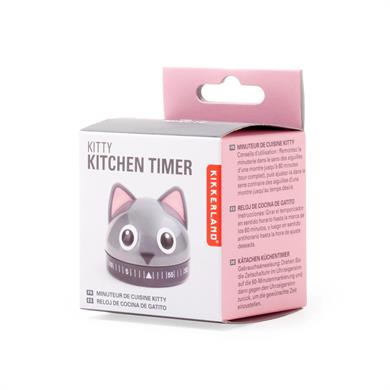 Kikkerland Kitchen Timer Cat-Mutfak Zamanlayıcı Kedi