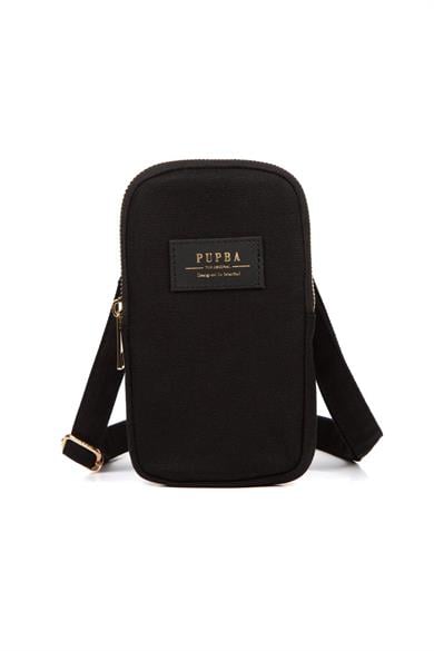 Pupba Omuz, Telefon Çantası Line Siyah/Altın