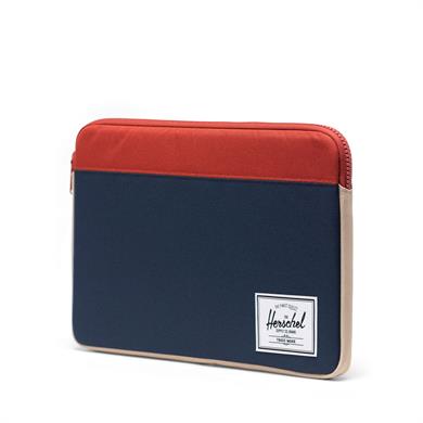 Herschel Laptop Kılıfı Anchor 14 Inch Sleeve Black Iris/Red Ochre/Twill