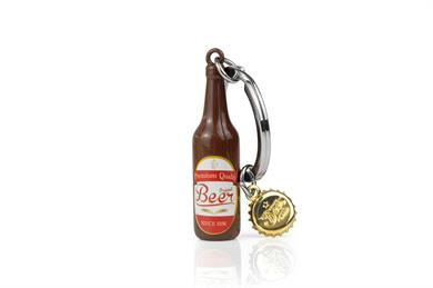 Metalmorphose Anahtarlık Bira Kırmızı