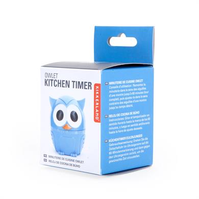 Kikkerland Owlet Kitchen Timer-Mutfak Zamanlayıcı Baykuş