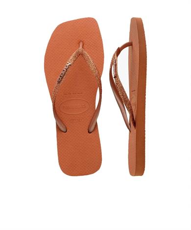 Havaianas Parmakarası Terlik Square Glitter Cerrado Orange