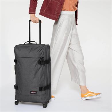 Eastpak Bavul, Valiz Trans4 L Black Denim