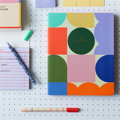 Kikkerland Inkerie Undated Daily Planner-Tarihsiz Günlük Planlayıcı