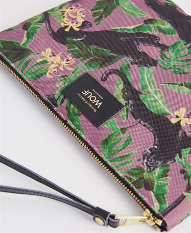 Wouf Clutch, El Çantası XLarge Pouch Daily Rose Yucata