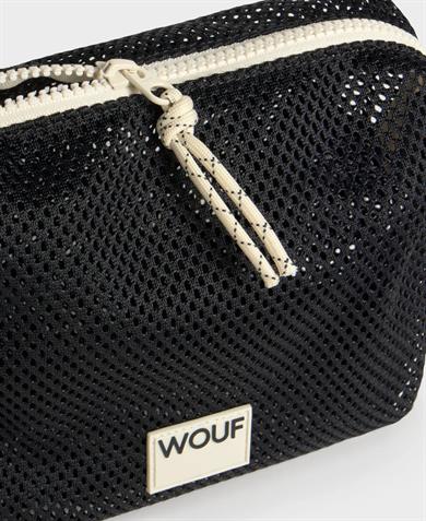 Wouf Makyaj Çantası Toiletry Bag Mesh Collection Onyx