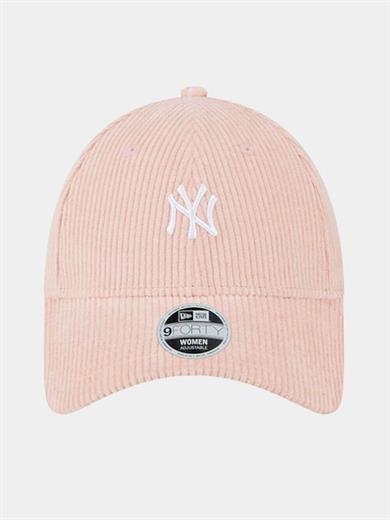 New Era Kadın Şapka 940 Wmns Cord 9Forty New York Yankees Pink