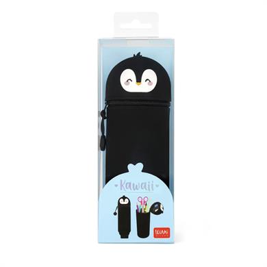 Legami Silikon Kalem Kutusu Kawaii Penguen