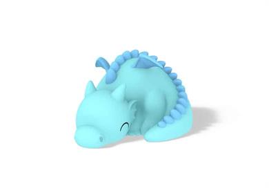 Dhink Silikon Gece Lambası Dragon Blaze Mavi