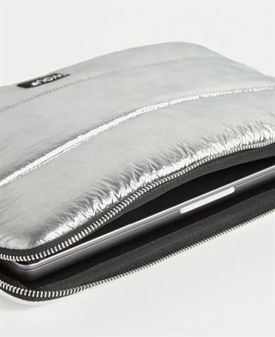 Wouf Laptop Kılıfı Quilted Silver Glossy 13