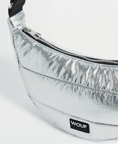 Wouf Omuz Çantası Crossbody Bag Quilted Silver