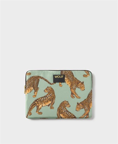 Wouf iPad Sleeve Tablet Kılıfı Emerald Leopard