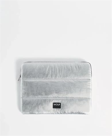 Wouf Laptop Kılıfı Quilted Silver Glossy 13
