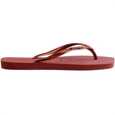 Havaianas Parmakarası Terlik Square Logo Metallic Mahogany