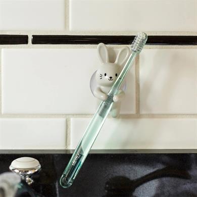 Kıkkerland Rabbit Toosh Hothbrulder-Diş Fırçası Tutucu Tavşan