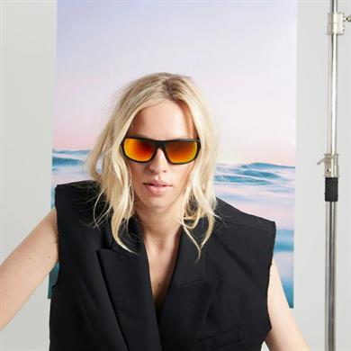 Parafina Güneş Gözlüğü Eco Silicone Geiser Black Orange