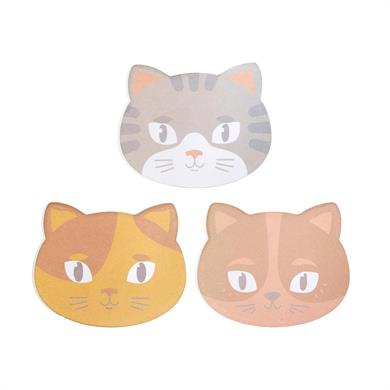 Kikkerland Kitty Cat Sticky Notes-Yapışkanlı Not Kağıdı Kedi