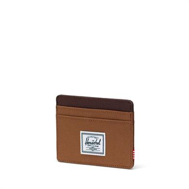 Herschel Kartlık Charlie Cardholder Rubber/Chicory Coffee