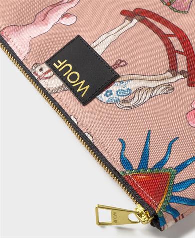 Wouf Clutch, El Çantası XLarge Pouch Bag Circus