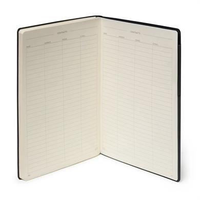 Legami Defter My Notebook Medium Çizgili Siyah