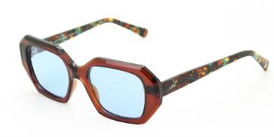 Looklight Güneş Gözlüğü Salvia Jelly Brown Multicolor Light Blue (LL481)