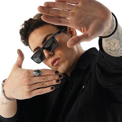 Freesbee Güneş Gözlüğü Delano Black Clear