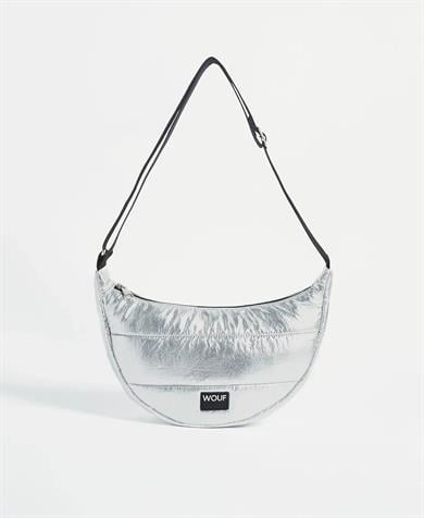 Wouf Omuz Çantası Crossbody Bag Quilted Silver
