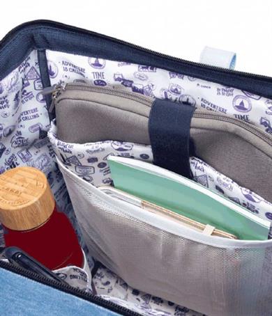 Cabaia Sırt Çantası Adventurer Medium Ajaccio Light Blue Melanged