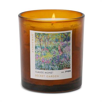 Paddywax Kokulu Cam Mum Claude Monet Secret Garden