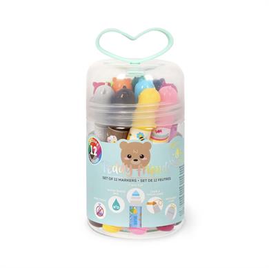 Legami Mini Fosforlu Kalem Seti 6lı Teddy Friends