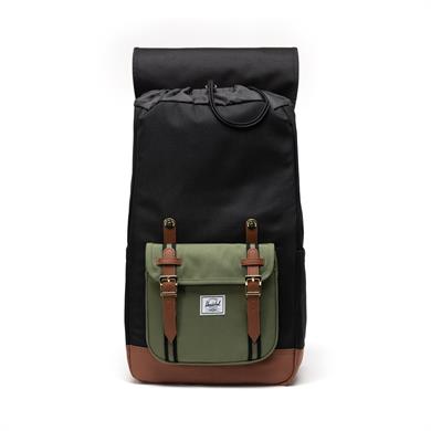 Herschel Sırt Çantası Little America Black/Four Leaf Clvr/Sddle Brn