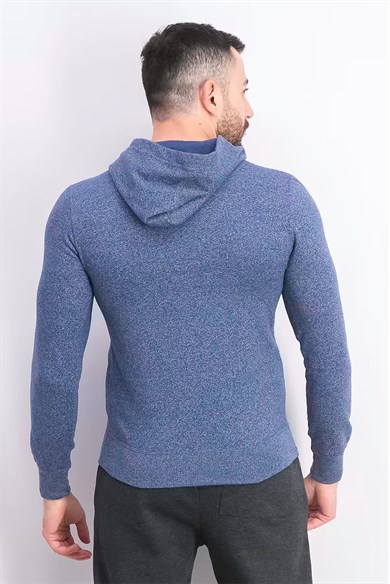 Champion Kapüşonlu Sweatshirt Heritage Mavi