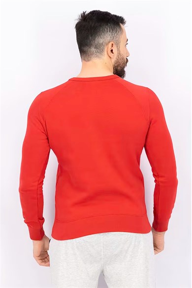 Champion Sweatshirt Round Neck Kırmızı