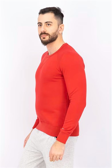 Champion Sweatshirt Round Neck Kırmızı