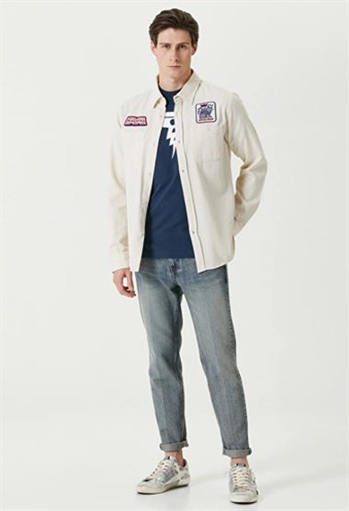 Deus Ex Machina Gömlek Speed Shop Krem 