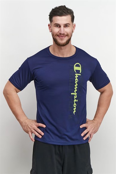 Champion Tshirt Athletic Fit Lacivert