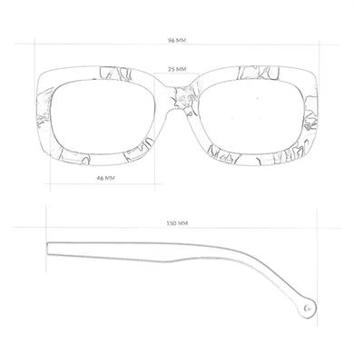 Parafina Güneş Gözlüğü Eco HDPE Duna Shiny Cherry
