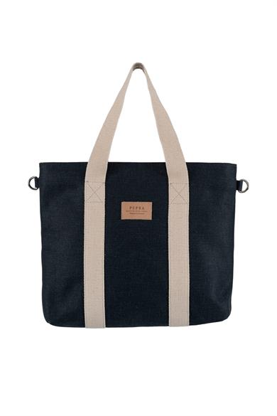 Pupba Omuz Çantası Yaga Large Tote Bag Lacivert