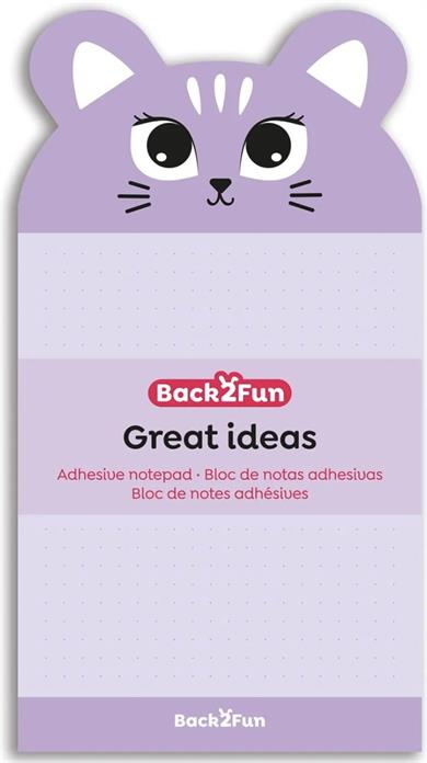 Miquelrius Back2Fun Post It Great Ideas Kedi