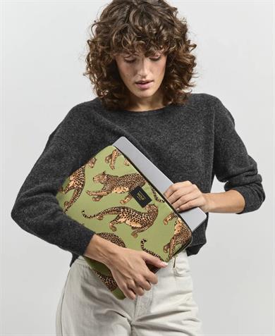 Wouf Laptop Kılıfı Daily Olive Leopard 15