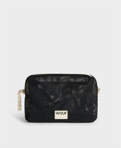 Wouf Makyaj Çantası Toiletry Bag Mesh Collection Onyx