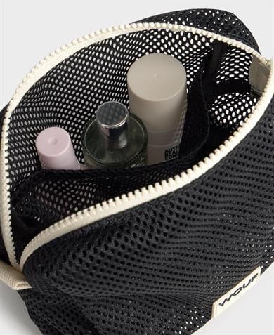Wouf Makyaj Çantası Toiletry Bag Mesh Collection Onyx