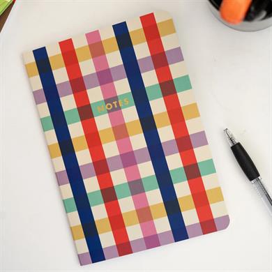 Kikkerland Set of 3 A5 Notebooks-3lü Noktalı Defter Seti