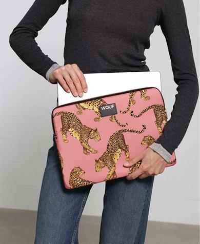 Wouf Laptop Kılıfı Daily Collection Blush Leopard 15