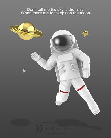 Metalmorphose Anahtarlık Astronot